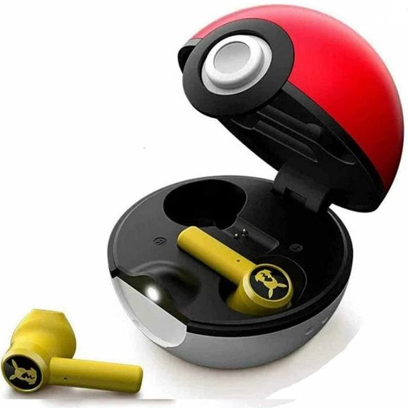 Razer Limited Edition Pikachu Bluetooth Wireless Earbuds Pokeball Charging Case - Picture 2 of 4